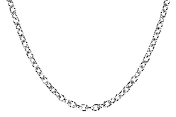 E292-70028: CABLE CHAIN (20IN, 1.3MM, 14KT, LOBSTER CLASP)