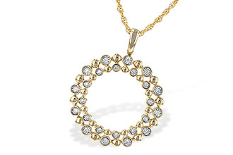 G209-04555: NECKLACE .12 TW