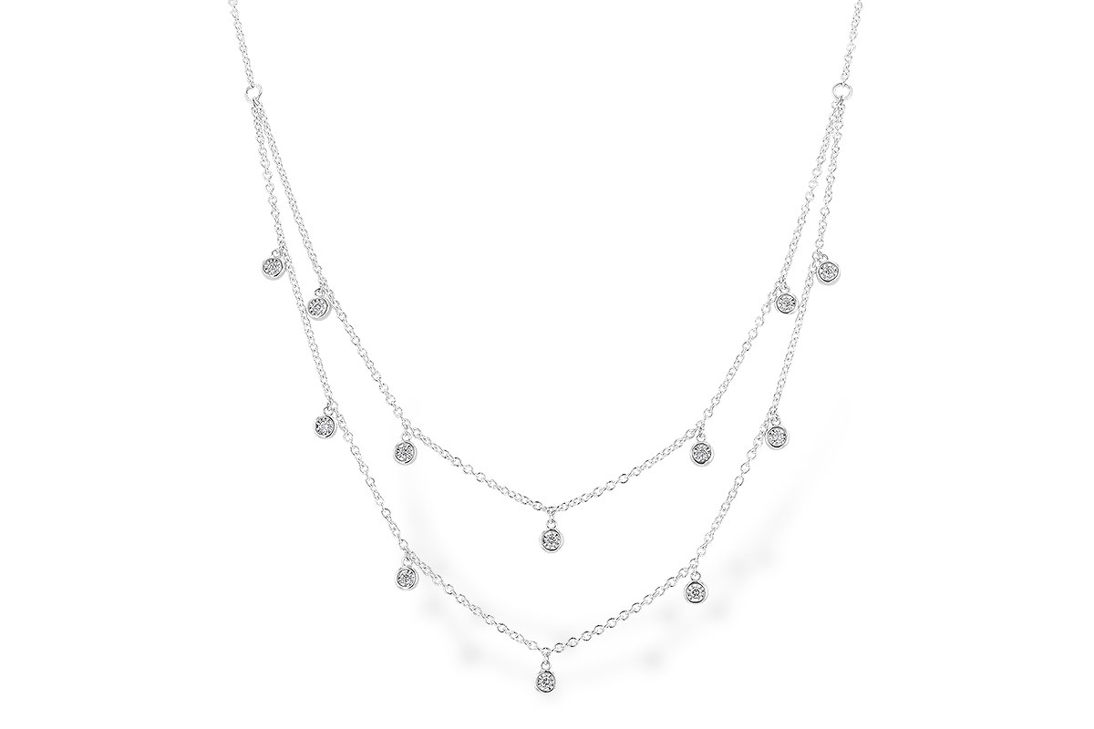 G292-64619: NECKLACE .22 TW (18 INCHES)