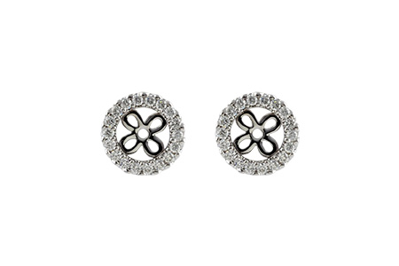 M206-30919: EARRING JACKETS .24 TW (FOR 0.75-1.00 CT TW STUDS)