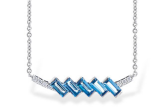 A291-80065: NECK .75 LONDON BLUE TOPAZ .80 TGW