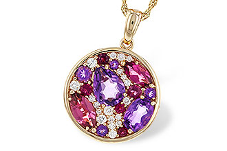 E293-60992: NECK 1.83 TW SEMI-PRECIOUS (P.TOUR, AMY) 2.00 TGW