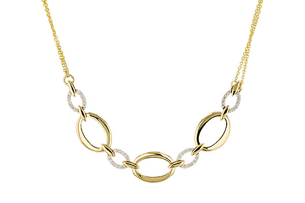 G293-55464: NECKLACE .50 TW (18")